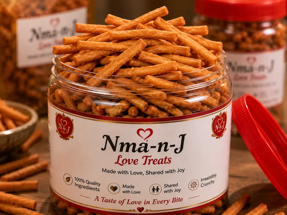 Nma-n-J Love Treats chin-chin in its signature cup.